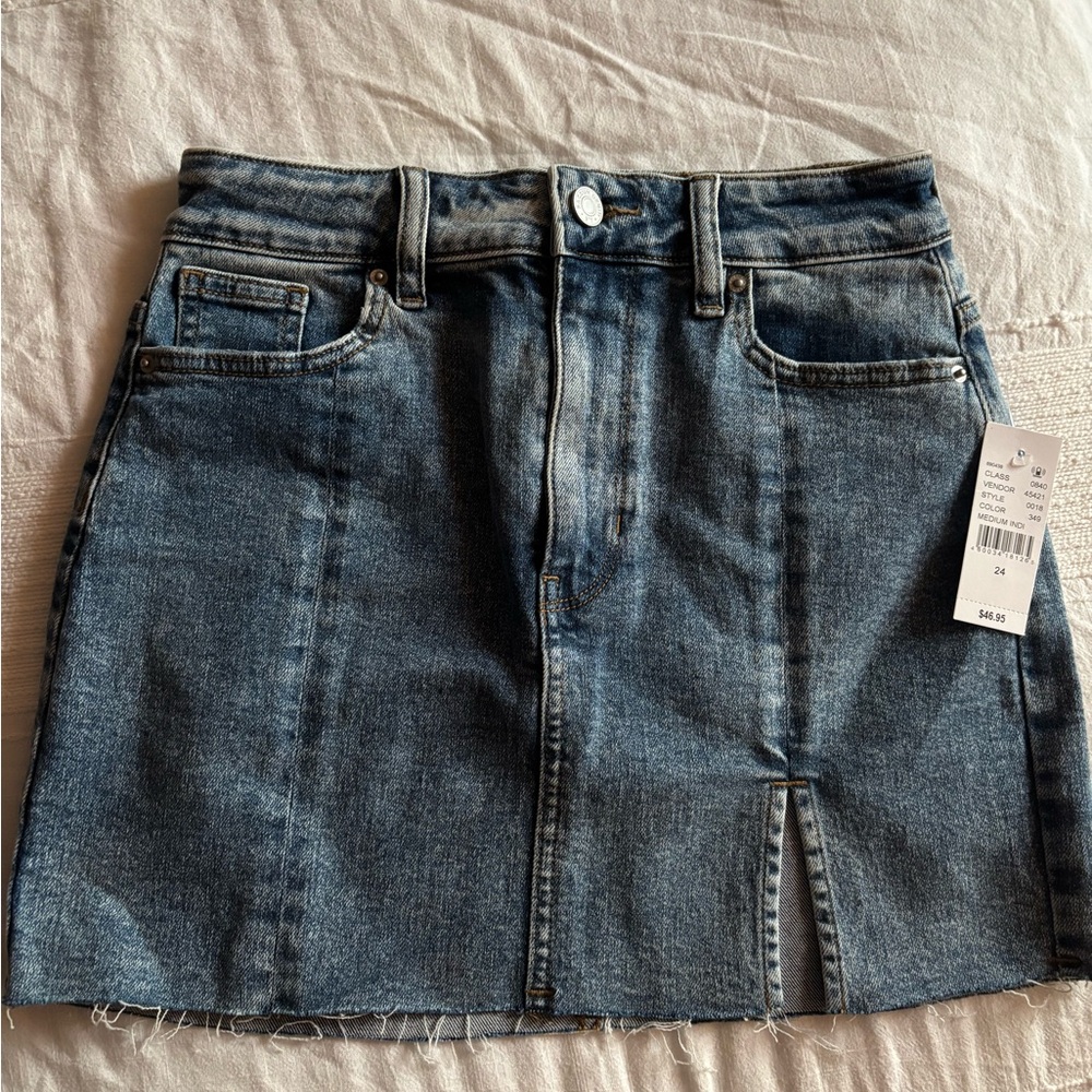 PacSun Blue Denim Mini Skirt
